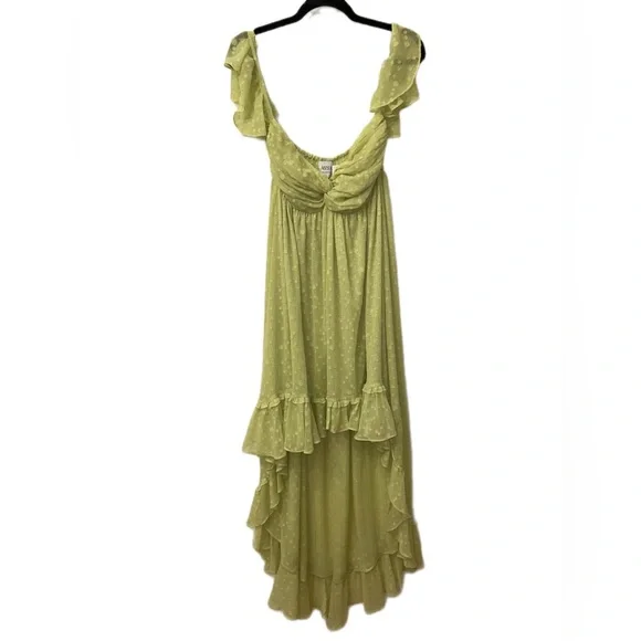 misa los angeles green dress CARMELA DRESS main image 0